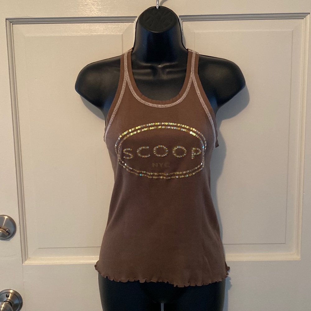 Scoop NYC sequin tank top